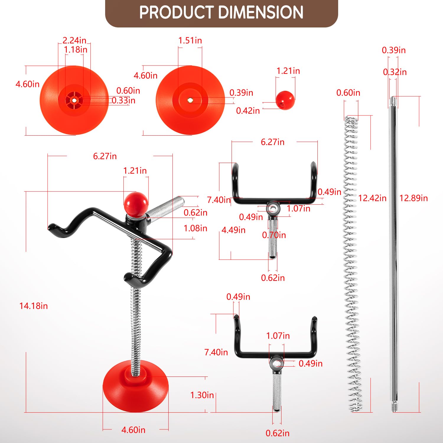 Easy press-and-release operation enables quick setup
