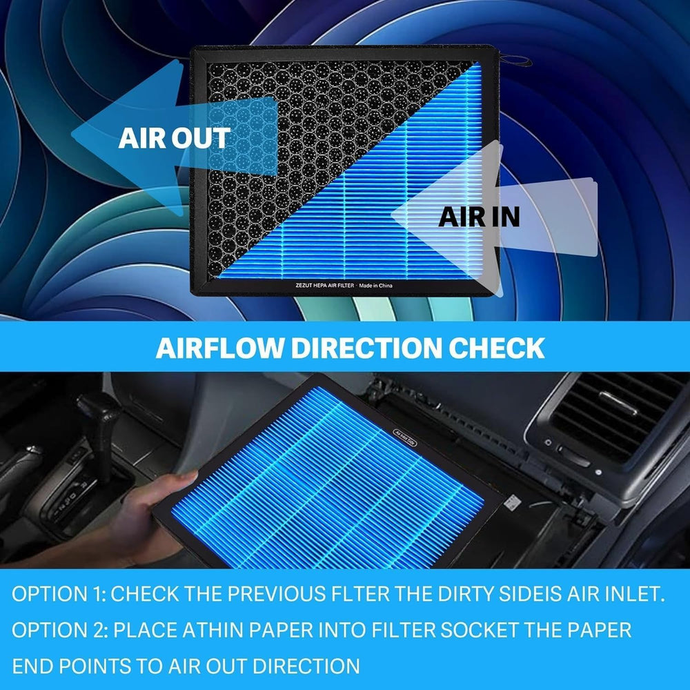 ZEZUT cabin air filter cabin air quality boost for driving