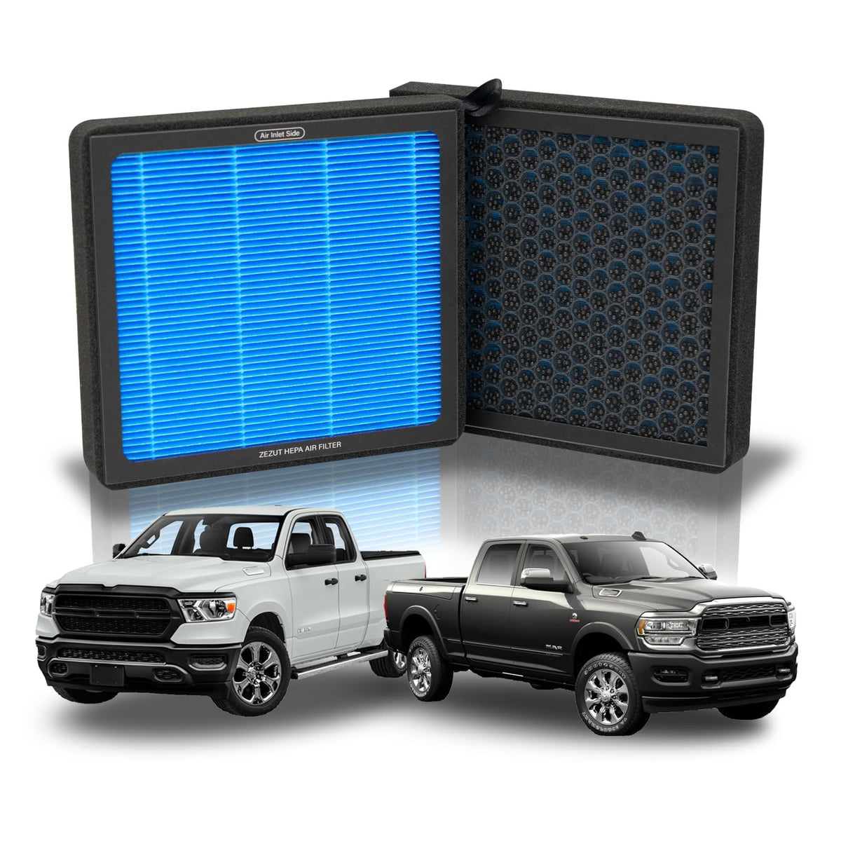 ZEZUT CF11671 cabin air filter packaging demonstrates sturdy delivery protection.