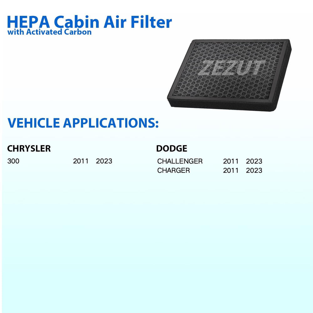 ZEZUT packaging box for cabin air filter demonstrates sturdy protection