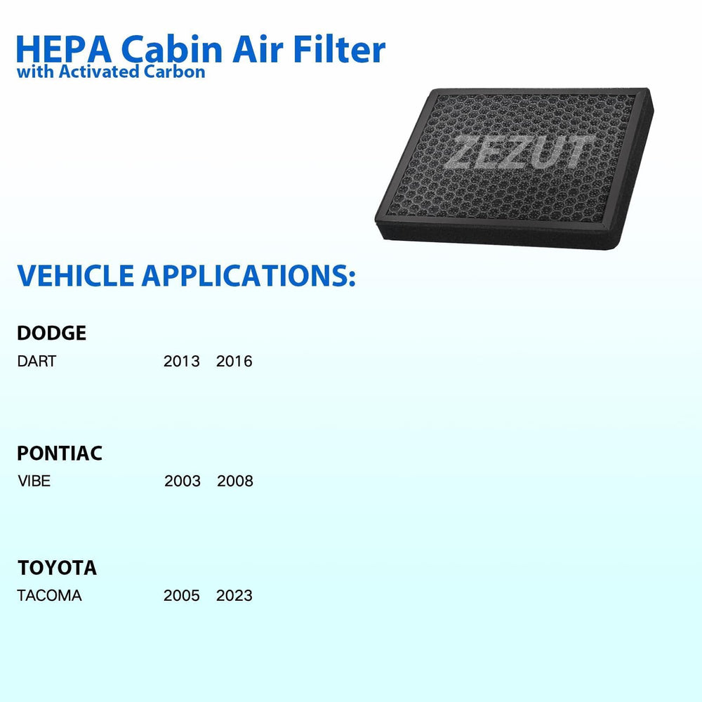 ZEZUT cabin air filter packaging demonstrates robust protection in transit.