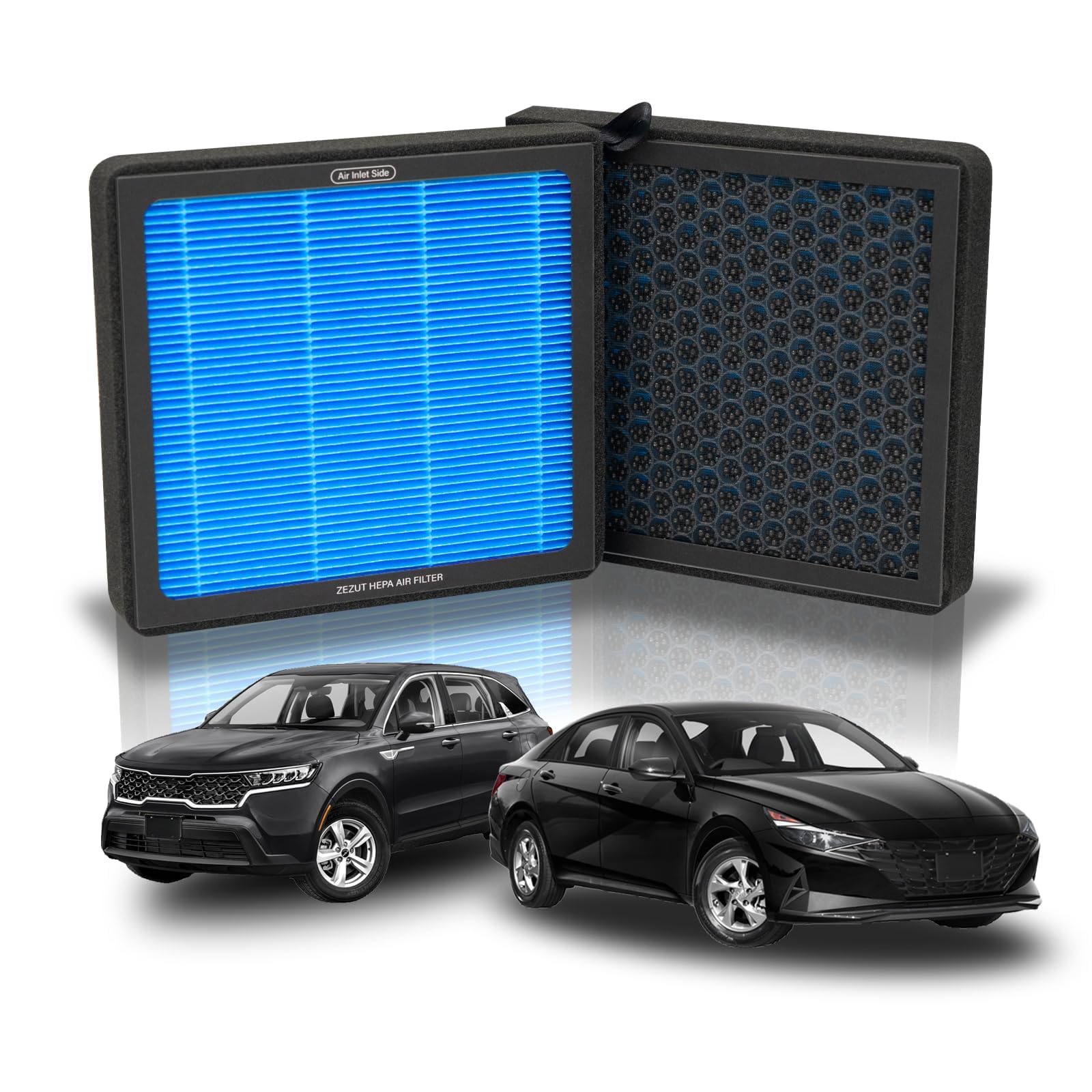 ZEZUT cabin air filter packaging protected in a reinforced box for safe delivery