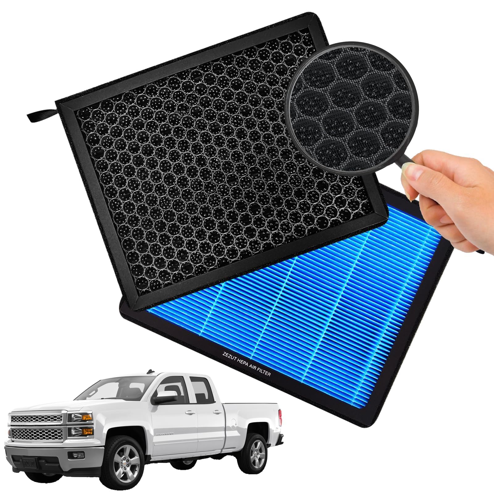 ZEZUT cabin air filter packaging preserves quality during shipping