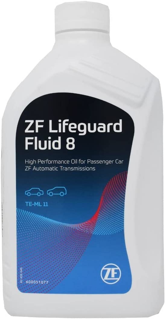 ZF Life Guard Fluid 8 bottle for automatic transmissions ensuring smooth shifting