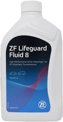 ZF Life Guard Fluid 8 bottle for automatic transmissions ensuring smooth shifting