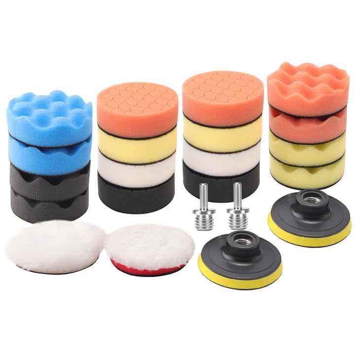ZFE 3 inch drill polishing pad for cutting oxidation and finishing automotive surfaces