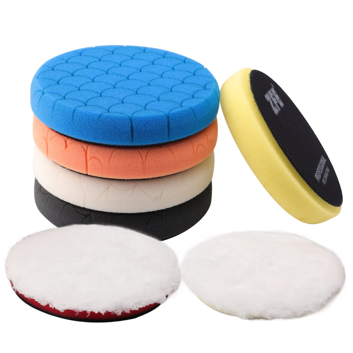 ZFE foam polishing pads in action deliver smooth surface contact and reduced heat buildup.