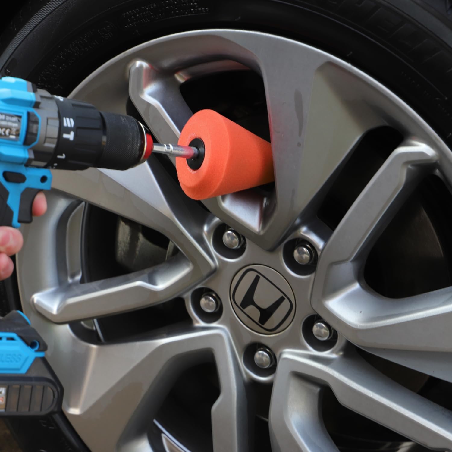 ZFE durable sponge buffing cone supports repeated use with cleaning.
