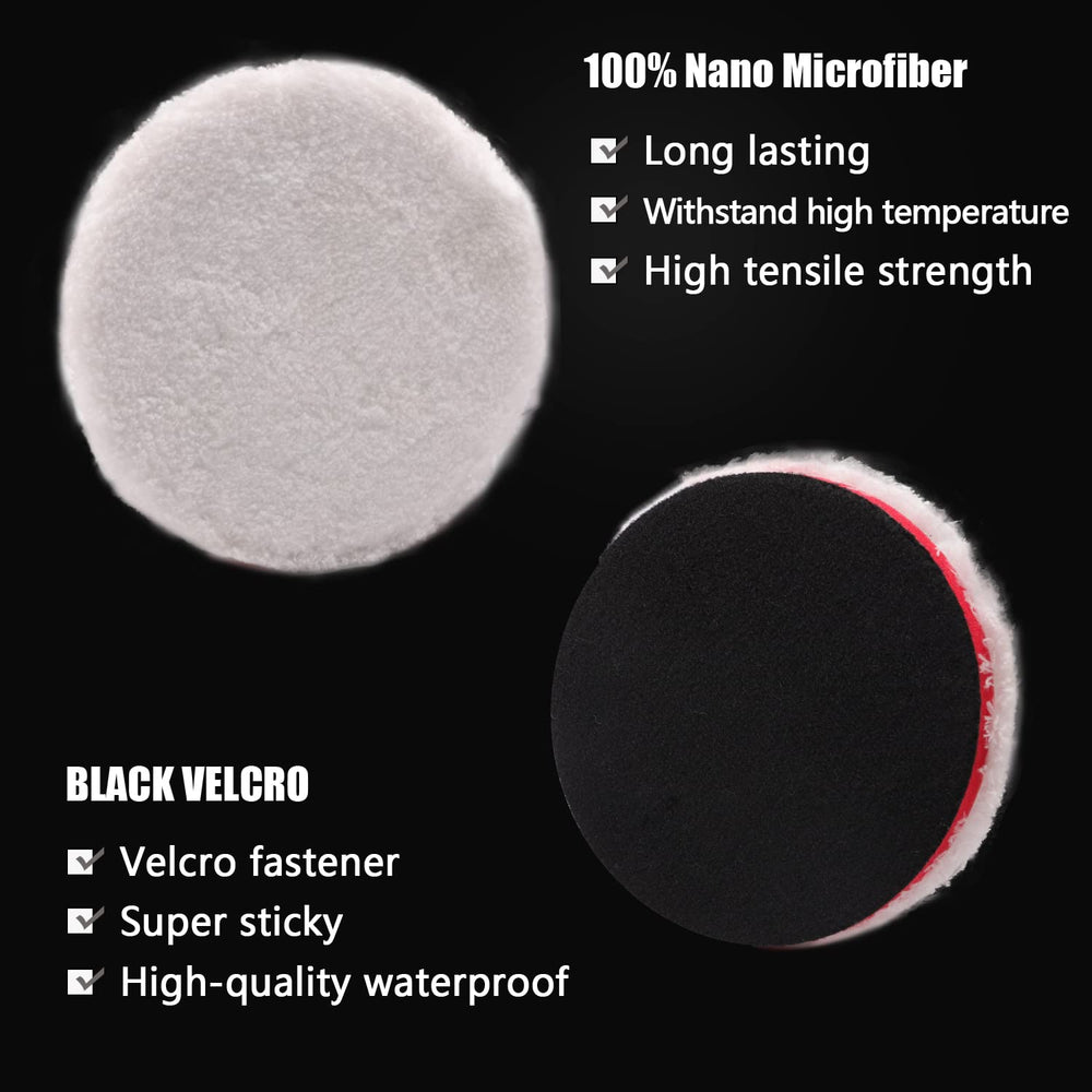 ZFE 5inch microfiber fast finishing pad for final polish.