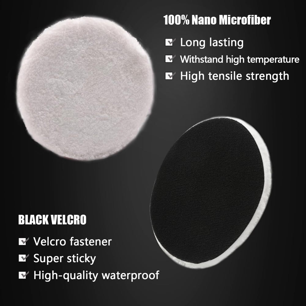ZFE pads compatible with pneumatic or electric polishers.