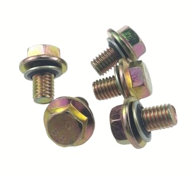 ZFZMZ pack of 5 drain bolts ready for Tuff Torq compatibility.