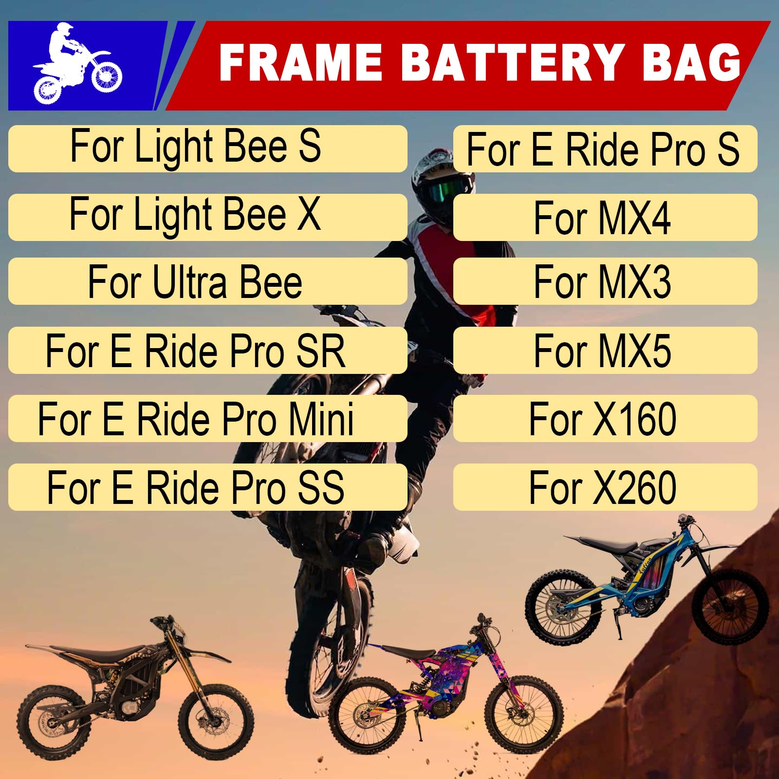ZGTMZX universal ebike bag on Tuttio Soleil 01 for secure storage.