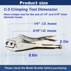 ZGTools crimping tool closeup shows durable cast-iron handle for reliability.
