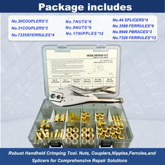 ZGTools ferrules and couplers secure hose connections for torch and air hoses.