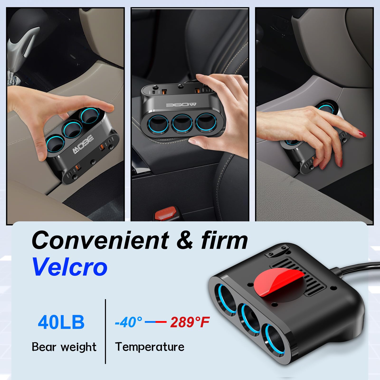 Zhaobeimao independent switch for each socket extends life.