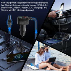 Product display emphasizes real-time voltage monitoring to prevent power drops during travel