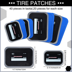 Zhengmy patch kit shows a variety of patches for different needs.