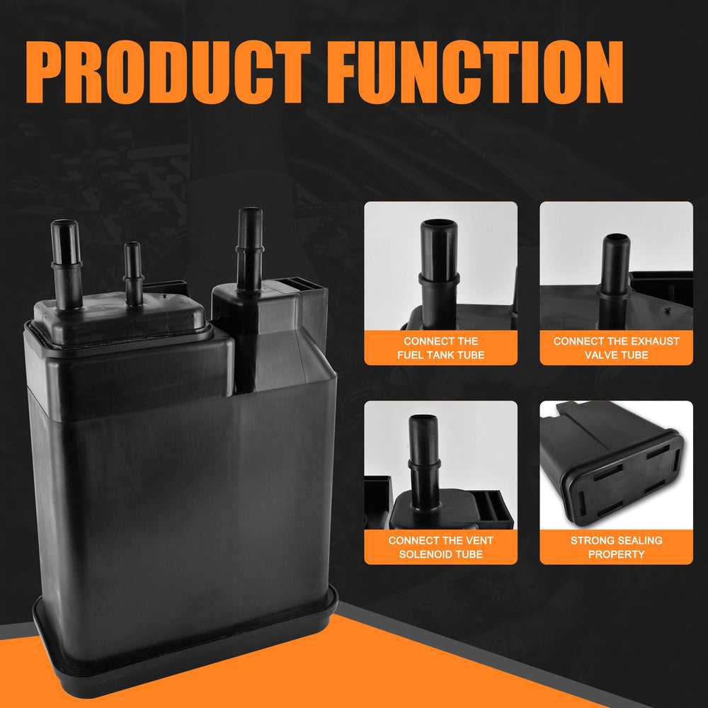 Zhermik EVAP canister packaging and components for install