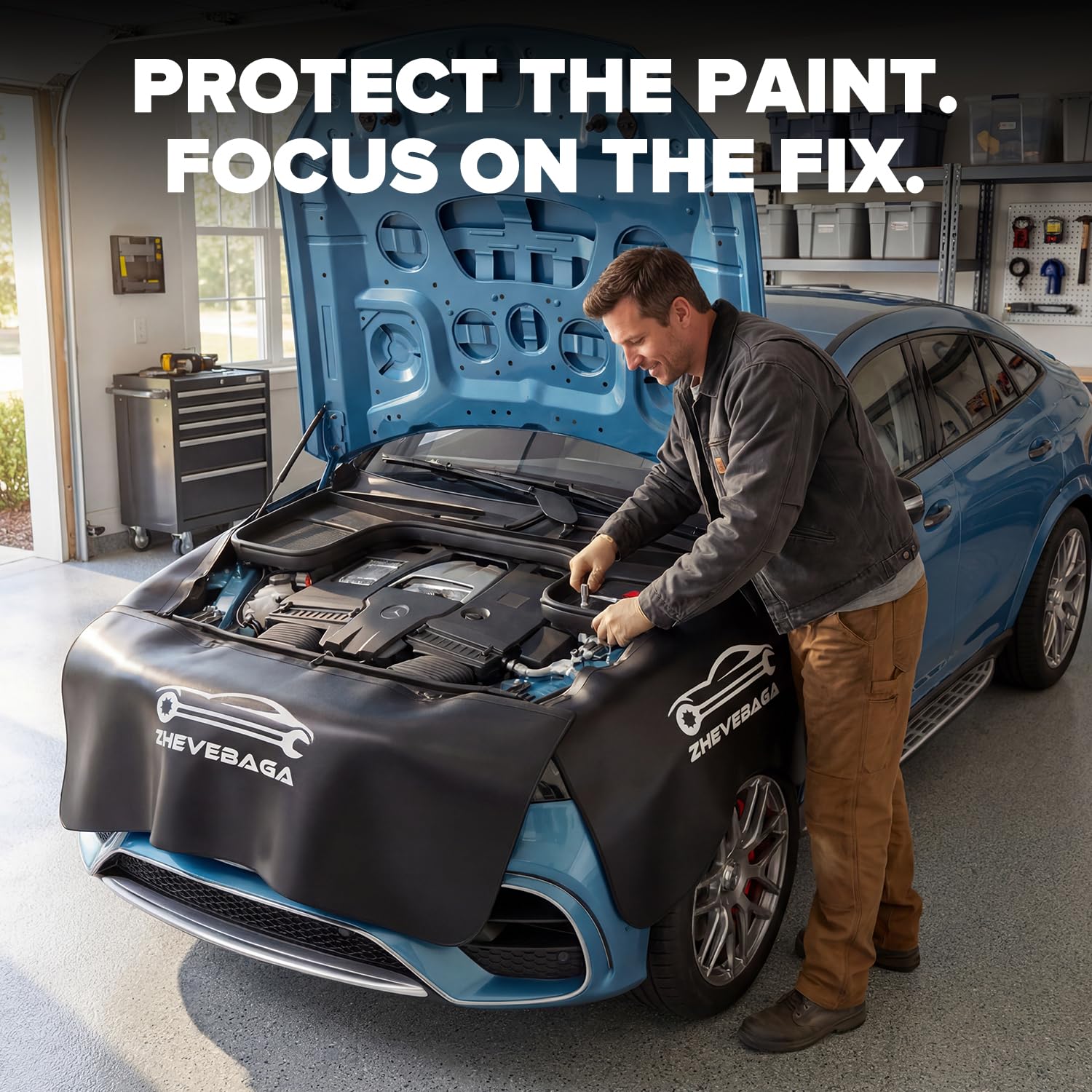 Zhevebaga magnets do not work on aluminum fenders; consider surface material.
