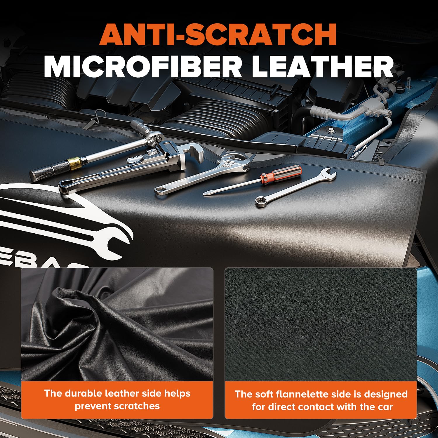 Zhevebaga foldable fender covers store compactly after use.