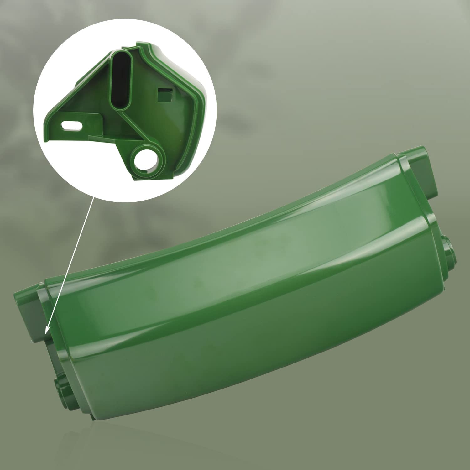 ZHIXING AM128998 lawn mower hood part in use on a John Deere model
