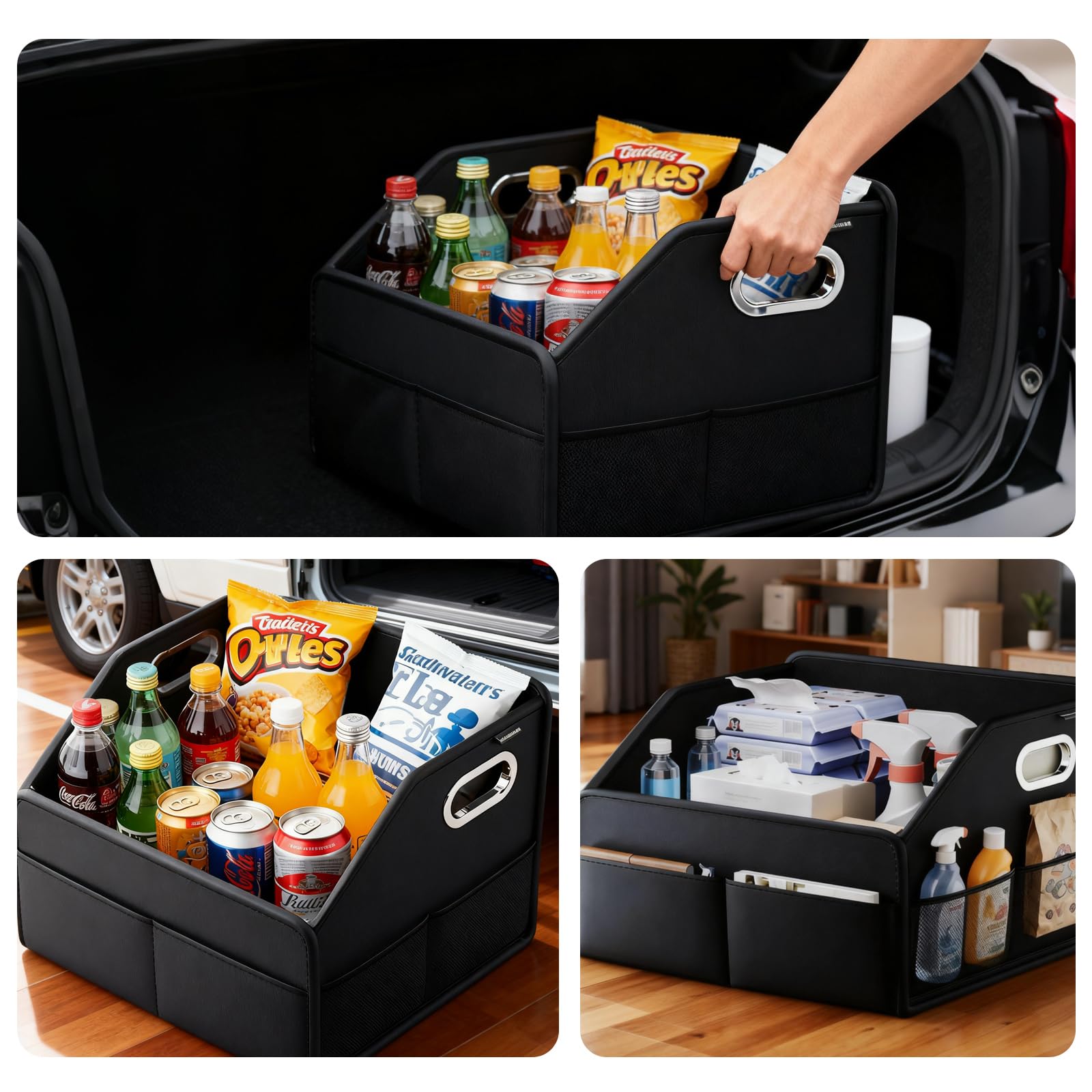 ZHIYUEJING compact car organizer supports daily commuting and road trips.