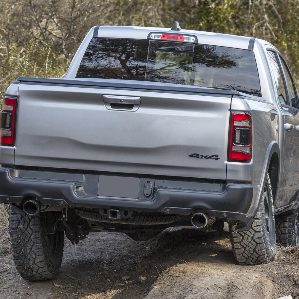 Matte black Zhizhong rear truck badge adds a subtle, high-contrast tailgate accent.