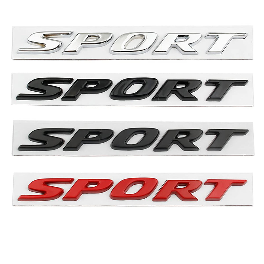 Zhizhong self-adhesive emblem gloss black, easy stick-on trunk upgrade