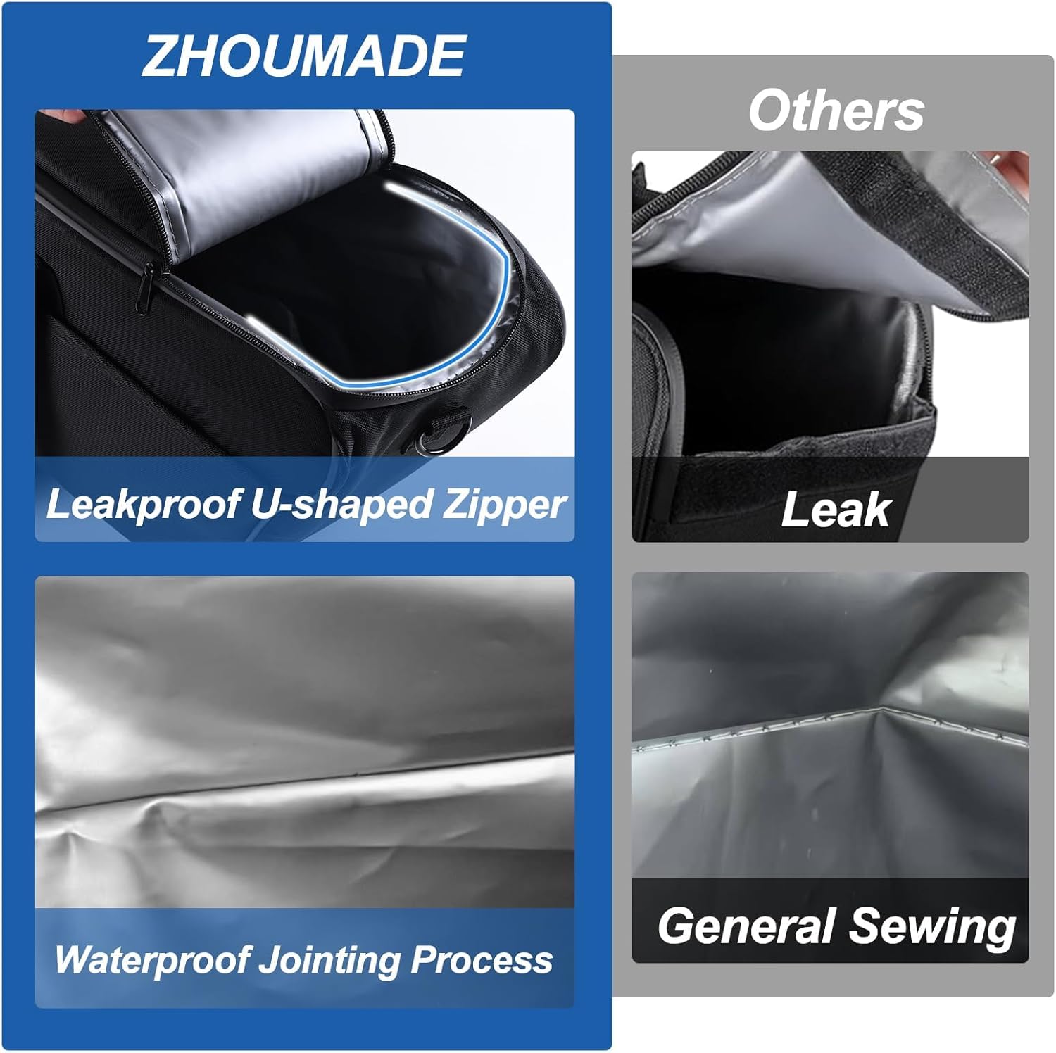 ZHOUMADE 18L capacity offers ample space for drinks and ice packs.