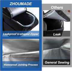 ZHOUMADE 18L capacity offers ample space for drinks and ice packs.