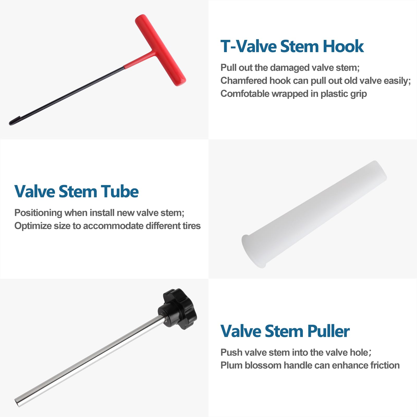 ZHSMS TR412 valve stems for tubeless tires and quick repairs