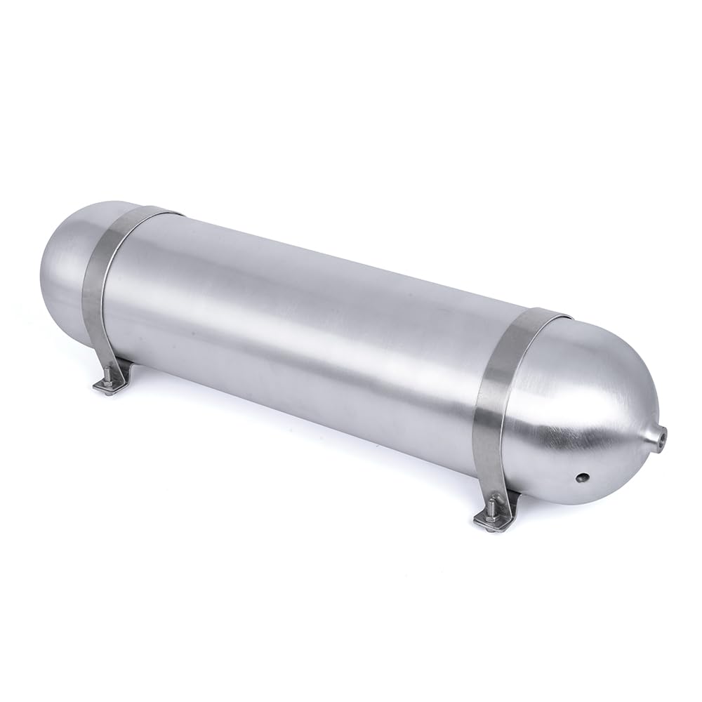 ZHSYMX Air 4.2 gallon tank front view highlights durable aluminum construction for on-board air.
