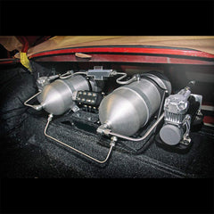 ZHSYMX Air 4.2 gallon tank top view displays six-port layout for versatile connections.