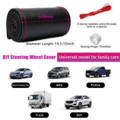 Ziciner stitch-on wrap with red line detail for DIY customization.