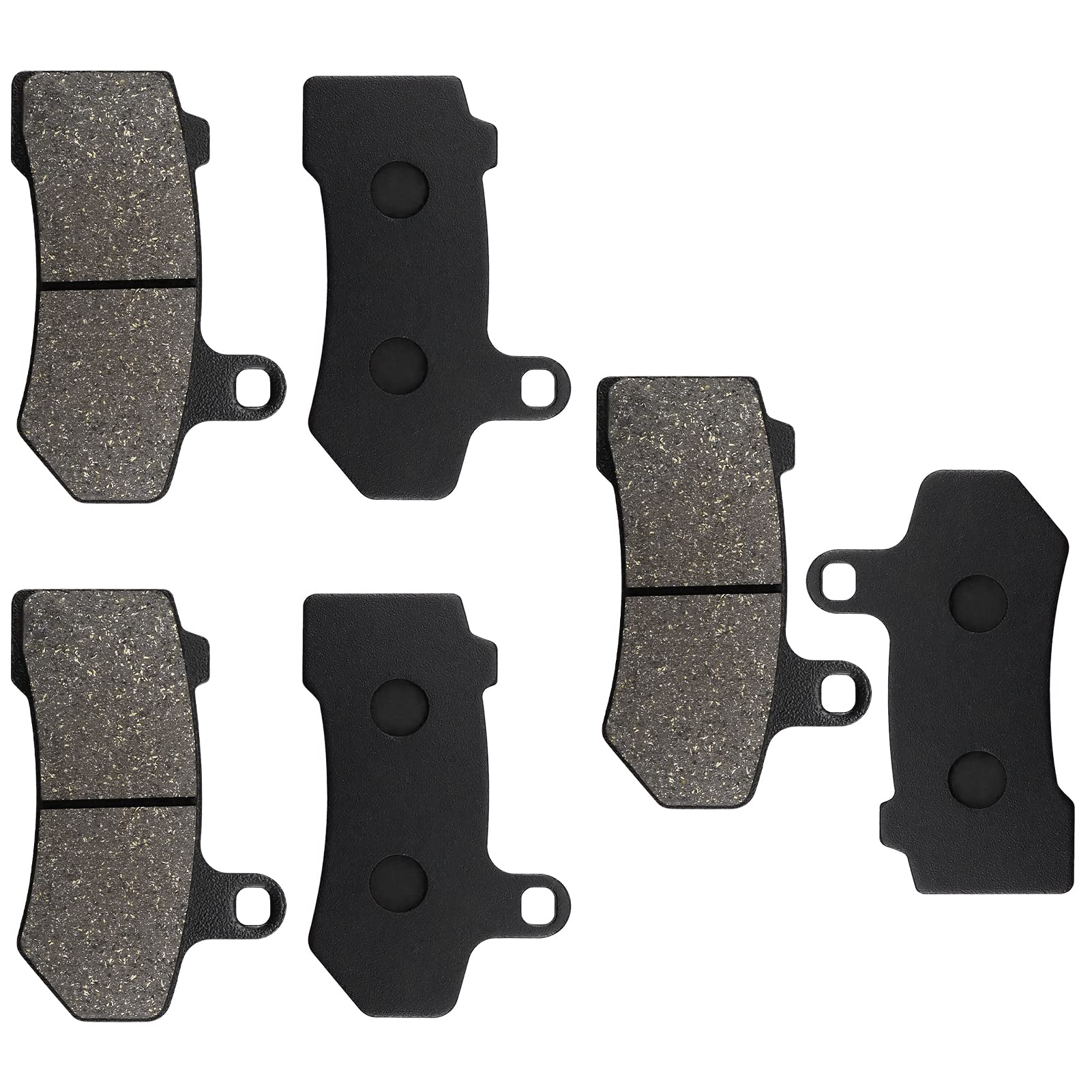 ZICOO brake pads with grooves reduce heat buildup and noise in city riding.