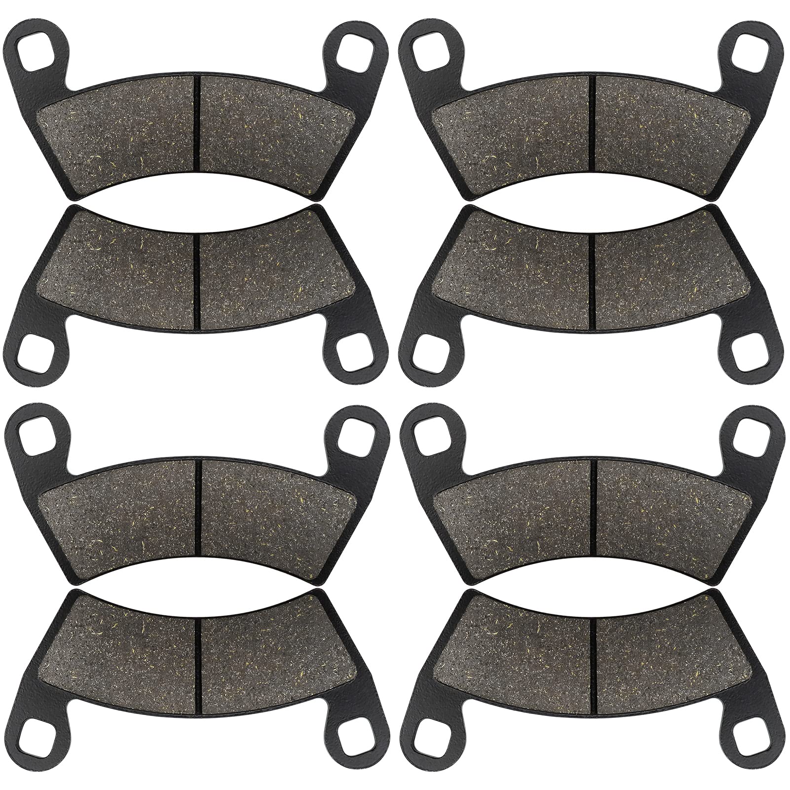 ZICOO front and rear brake pads for Polaris RZR 1000 XP 4 brake pads enabling steady braking on varied terrain