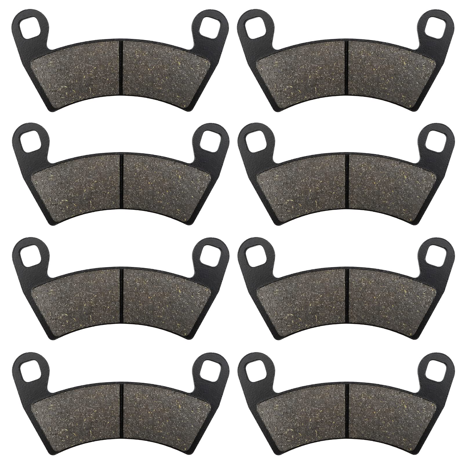 ZICOO front and rear brake pads for Polaris RZR XP 1000 EPS brake pads for heat dissipation and consistent braking