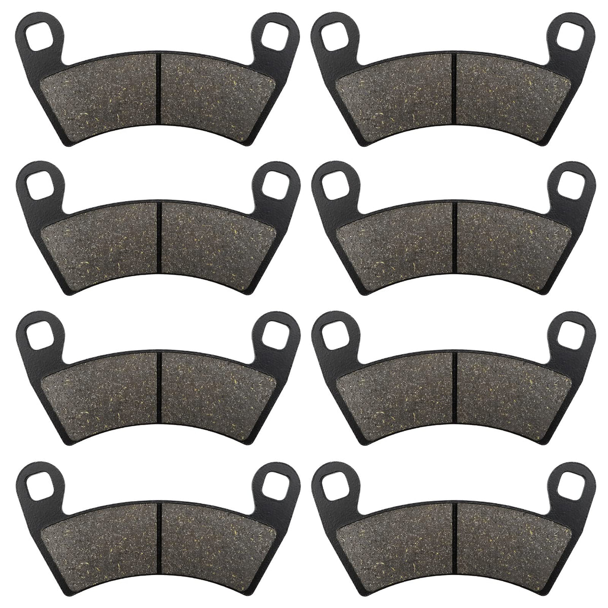 ZICOO front and rear brake pads for Polaris RZR XP 1000 EPS brake pads for heat dissipation and consistent braking