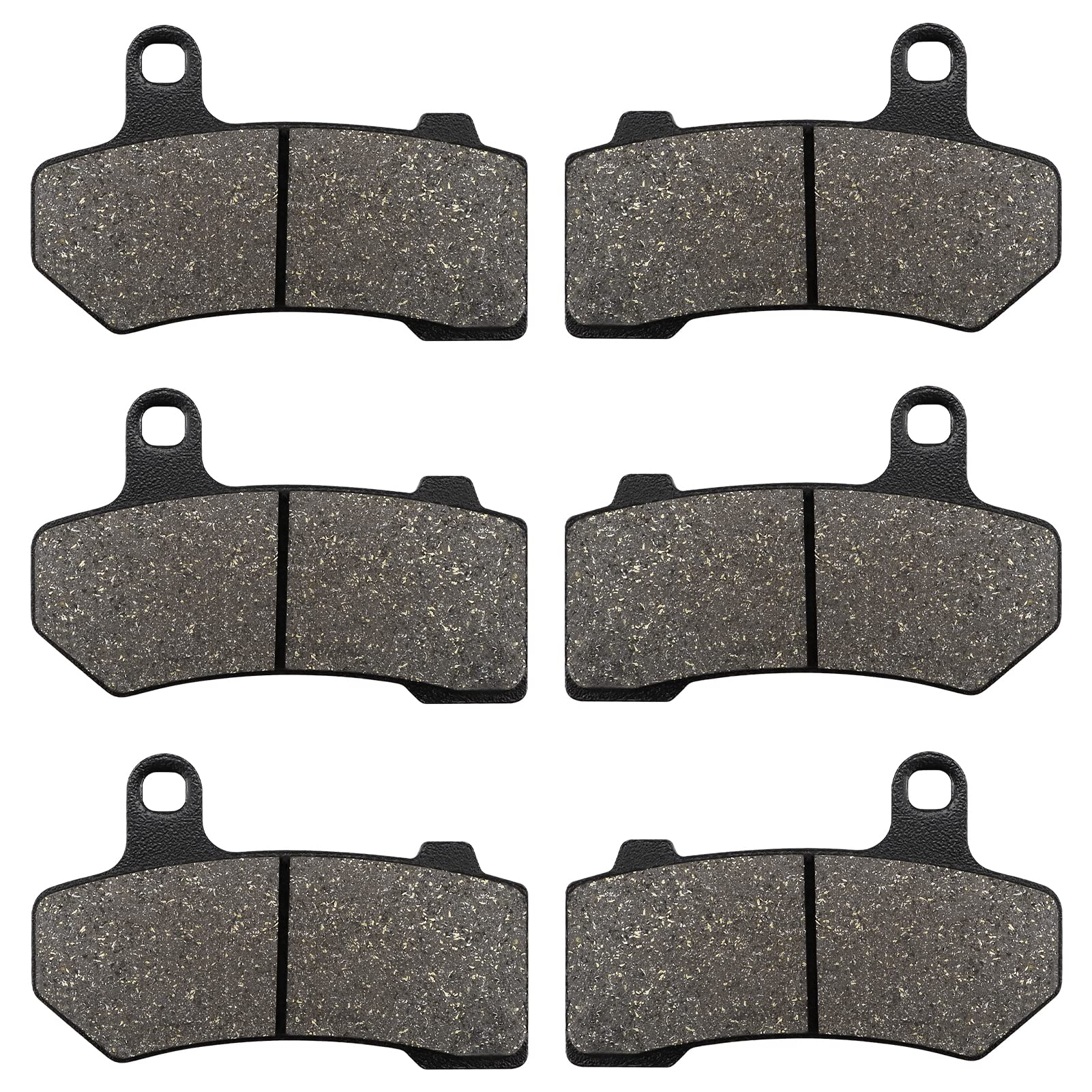 ZICOO Harley front brake pad for Road Glide improves heat dissipation and stopping feel.