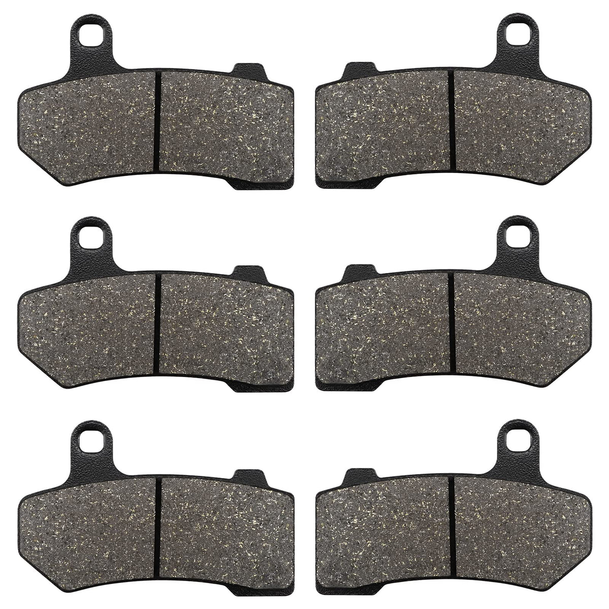 ZICOO Harley front brake pad for Road Glide improves heat dissipation and stopping feel.