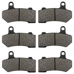 ZICOO Harley front brake pad for Road Glide improves heat dissipation and stopping feel.