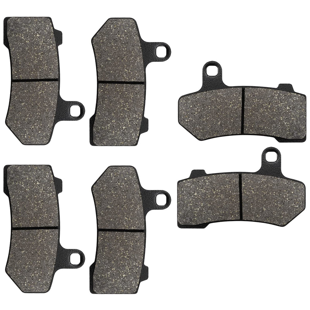 ZICOO Harley rear brake pad for Road Glide enhances wet-weather performance.