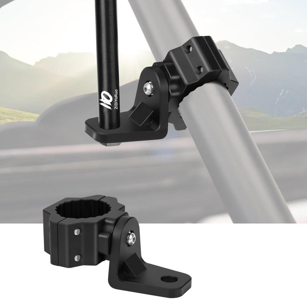 ZIDIYORUO 360-degree rotating bracket aligns light and flag for optimal visibility