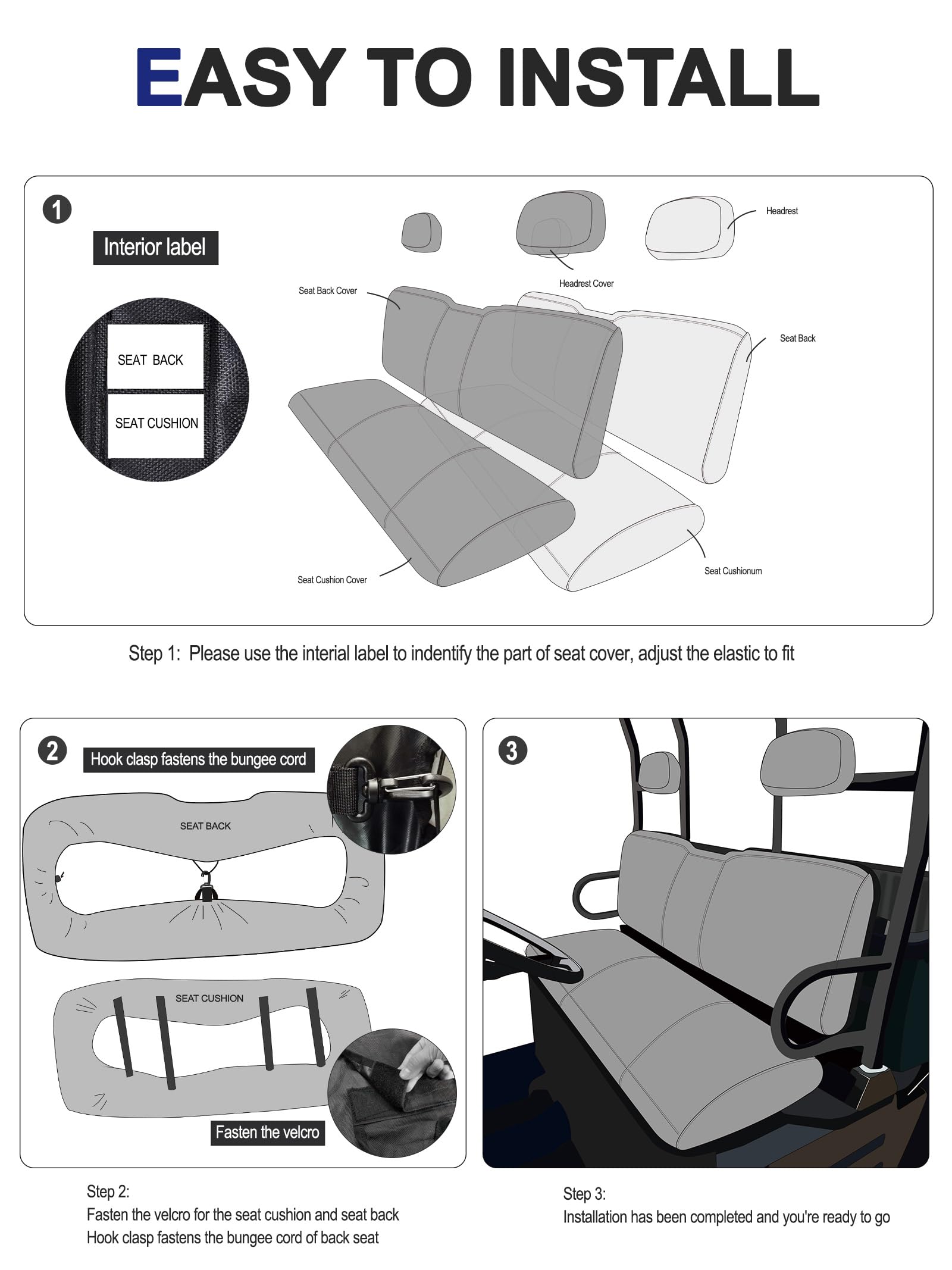 ZIDIYORUO camo design upgrades Ranger seat appearance
