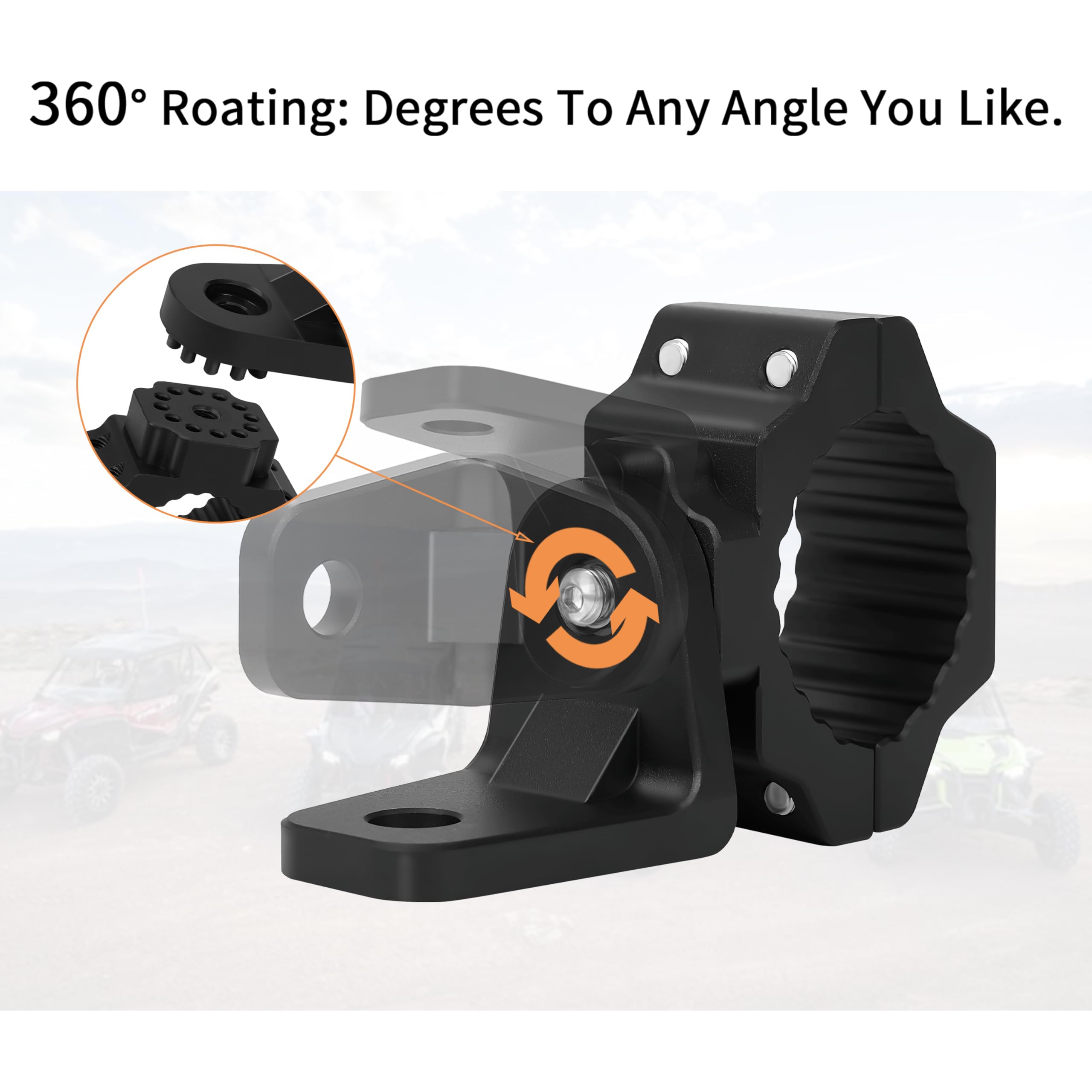 ZIDIYORUO light bar bracket mounting LED bars for brighter trails