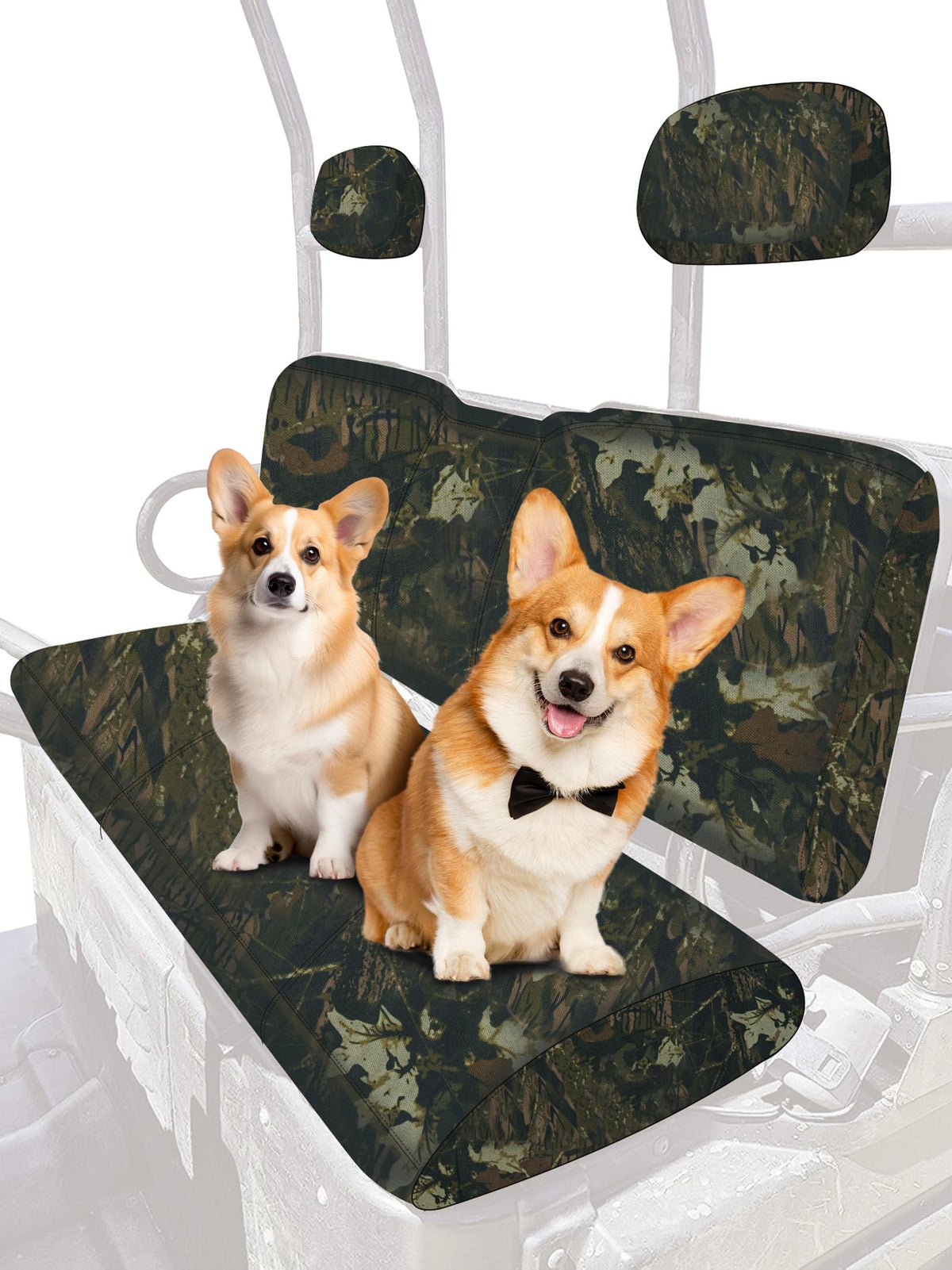 ZIDIYORUO Ranger seat cover camo closeup protects seats from scratches