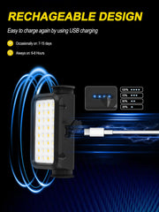 ZIDIYORUO UTV dome light simple 2-pack setup for dual locations.