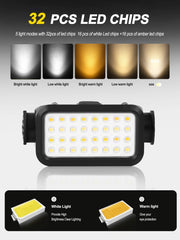 ZIDIYORUO UTV dome light Type-C recharge enables quick, long-lasting power.
