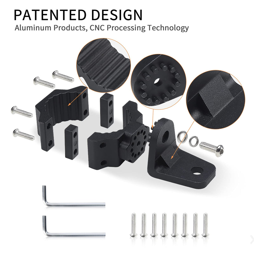 ZIDIYORUO aluminum light-bar bracket provides durable, corrosion-resistant mounting for off-road lights.