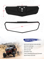 ZIDIYORUO UTV mirror with ball-joint allows flexible angle adjustment